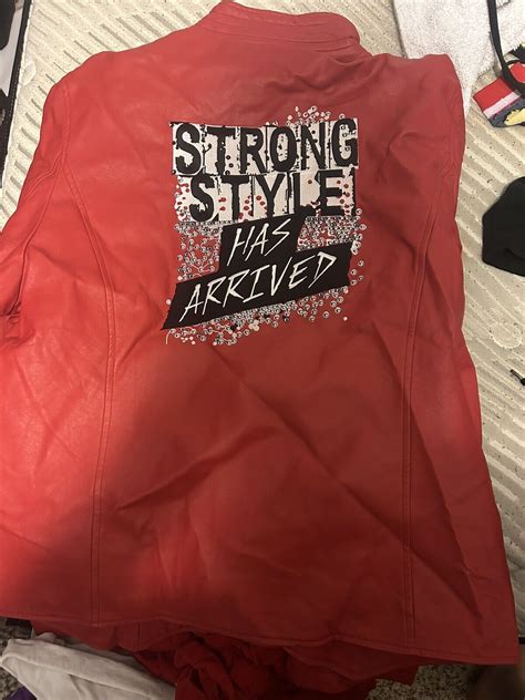 shinsuke nakamura strong style has arrived replica jacket|shinsuke nakamura wife.